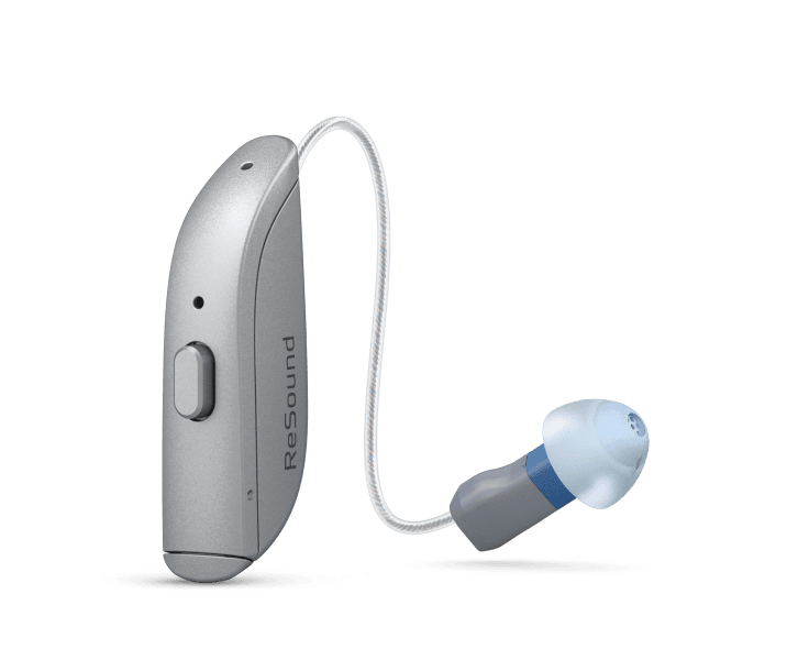 ReSound Nexia receiver-in-ear hearing aid, silver