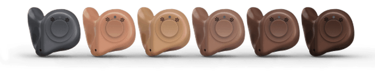 ReSound custom in-the-ear colour range