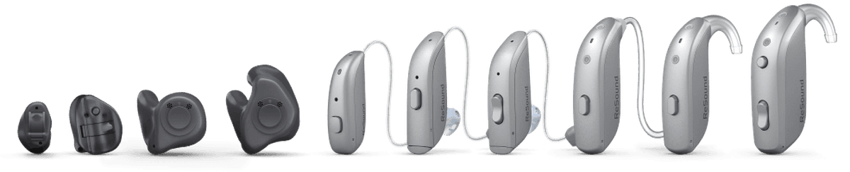 ReSound hearing aid family lineup