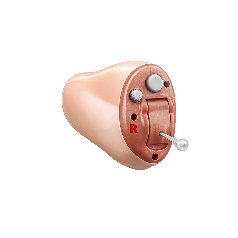 Completely in canal hearing aid